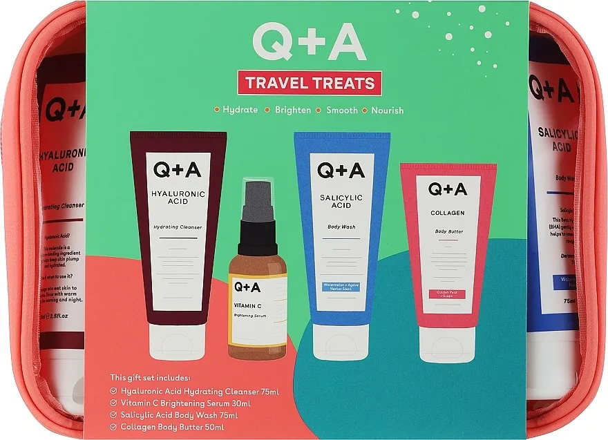 Q+A Travel Treats Set, 5 proizvoda