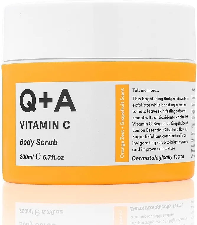 Q+A Vitamin C Body Scrub Piling za telo sa vitaminom C