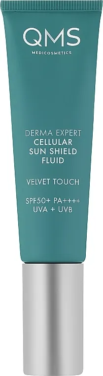 QMS Cellular Sun Shield Fluid SPF50 Velvet Touch Fluid za zaštitu lica od sunca