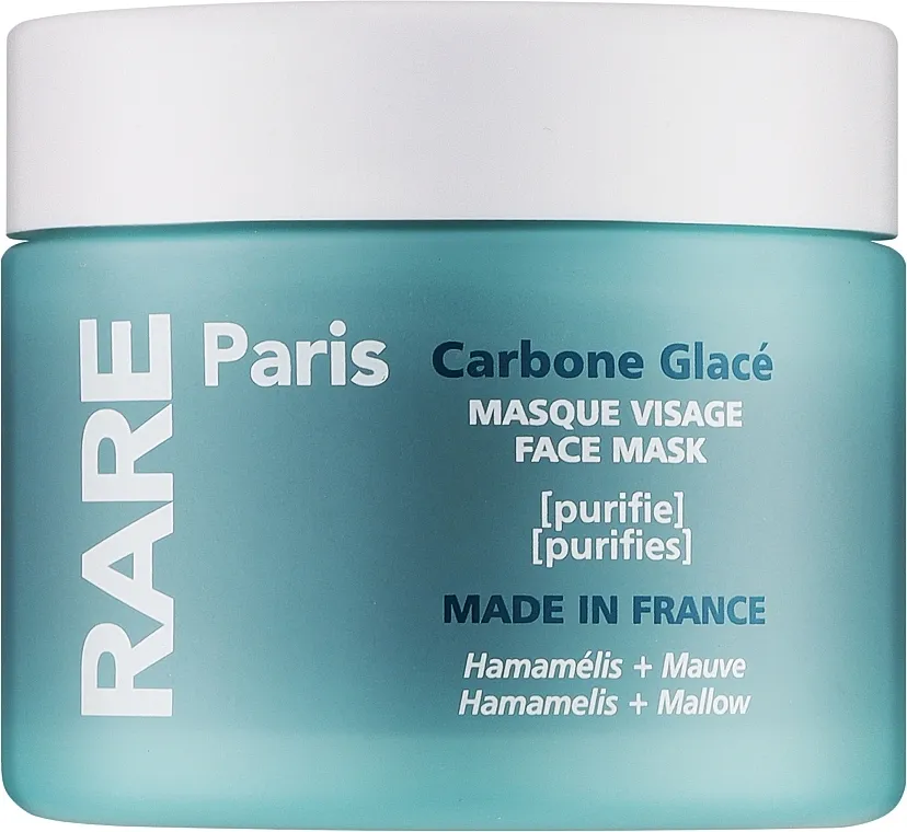 Rare Paris Carbone Glacé Creamy Face Mask Dubinski čisteća maska za lice sa ekstraktom hamamelisa i sleza
