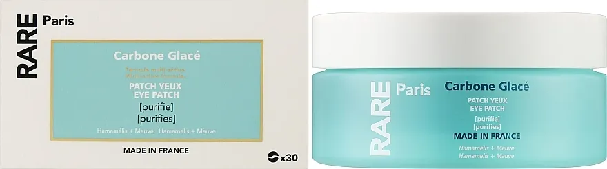 RARE Paris Carbone Glace Purifying Eye Patch Jastučići za oči sa ekstraktom virginske veštičje lešnike i sljeza