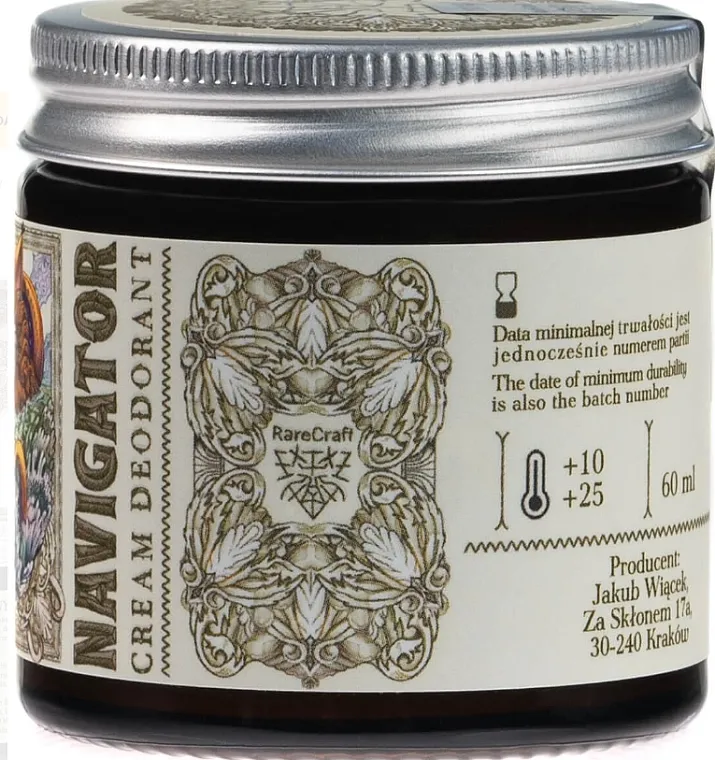 RareCraft Cream Deodorant Krem dezodorans 'Navigator'