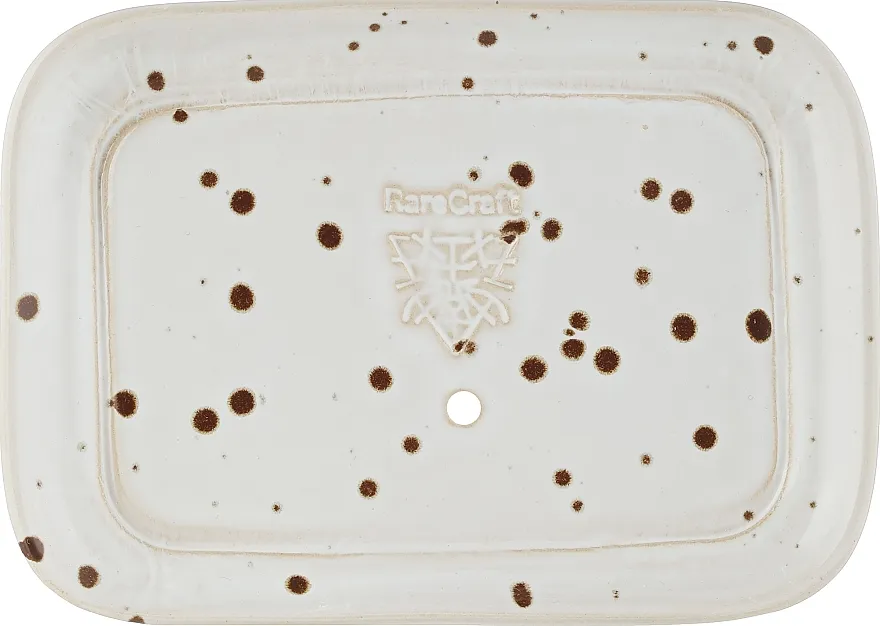 RareCraft Soap Dish White &amp; Black Keramička posuda za sapun, crno-bijela