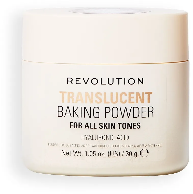 Rasipasta puder Makeup Revolution Translucent Baking Powder