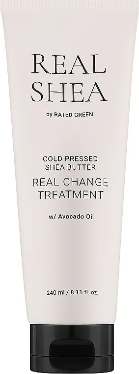 Rated Green Real Shea Cold Pressed Shea Butter Real Change Treatment Hidratantni losion za kosu sa shea puterom