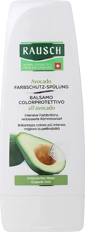 Rausch Avocado Color Protecting Rinse Conditioner Regenerator za zaštitu boje s avokadom