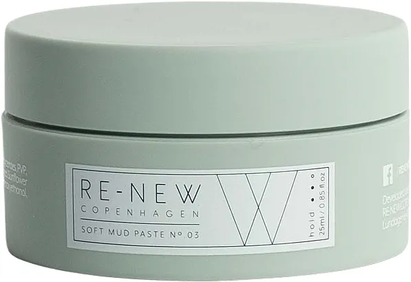 Re-New Copenhagen Soft Mud Paste № 03 Travel Size Meka pasta za kosu od blata