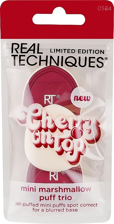 Real Techiques Cherry On Top Mini Marshmallow Puff Trio Set sunđera za šminkanje