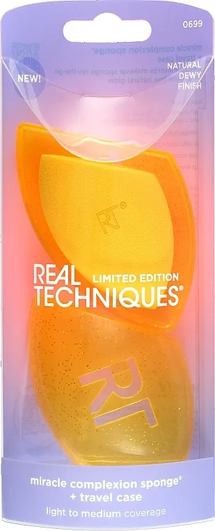 Real Techniques Miracle Complexion Sponge + Case Night Brights Sunđer za šminkanje sa futrolom