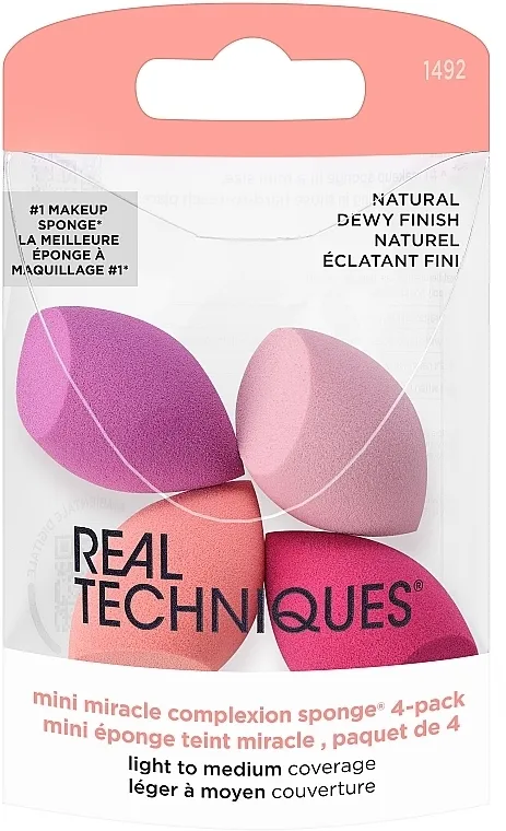 Real Techniques Miracle Complexion Sponges Mini Set spužvica za šminkanje , mini