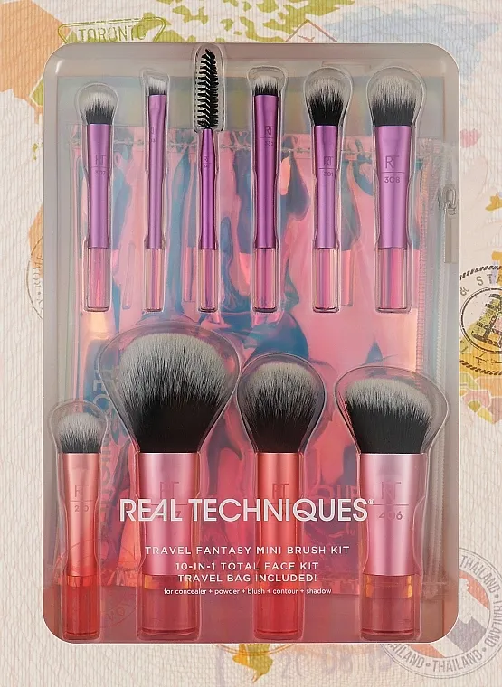 Real Techniques Travel Fantasy Mini Brush Set Set četkica za šminkanje