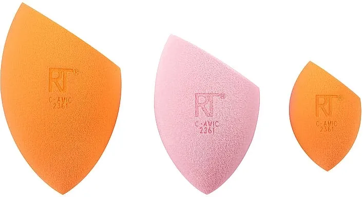 Real Techniques Ultimate Makeup Sponge Blending and Setting Trio (sponge/3pcs)
