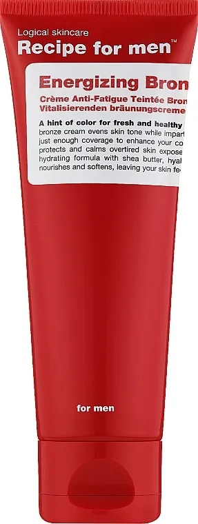 Recipe For Men Energizing Bronze Cream Bronzing krema