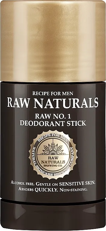 Recipe For Men RAW Naturals No. 1 Deodorant Stick Dezodorans u stiku