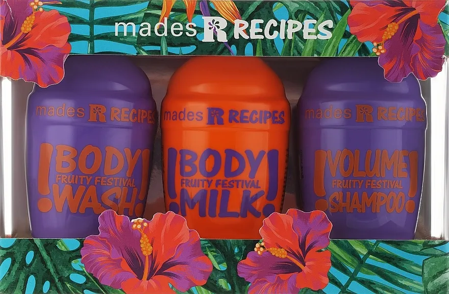 Recipes (shm/100ml + sh/gel/100ml + b/milk/100ml) Set "Festival voća"