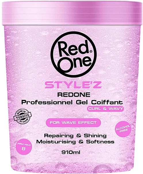 Red One Redone Style'z Professional Hair Gel for Curl &amp; Wavy Profesionalni gel za kovrdžavu i talasastu kosu