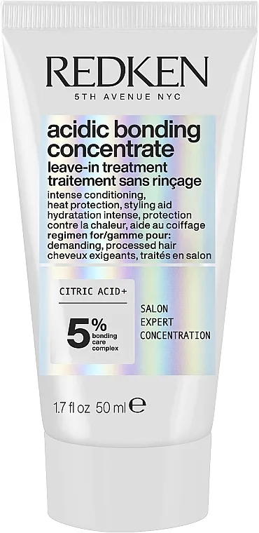 Redken Acidic Bonding Concentrate Leave-in Treatment Krema za zaštitu od toplote i intenzivnu negu hemijski oštećene kose
