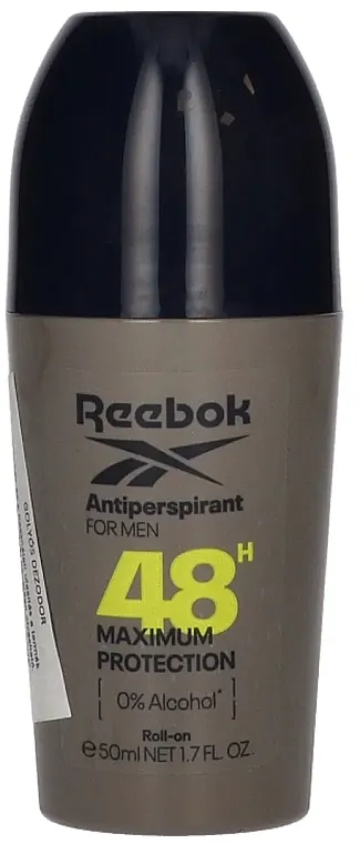 Reebok Maximum Protection Roll-on Men's Deodorant Antiperspirant Dezodorans-antiperspirant u kuglici "Maksimalna zaštita"