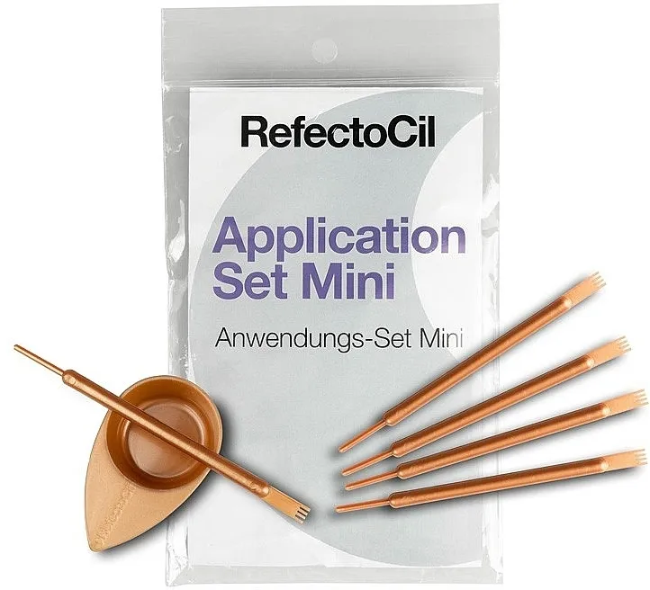 RefectoCil Application Set Mini Rose Gold (cosmetic/cups/5pcs + application/sticks/5pcs)