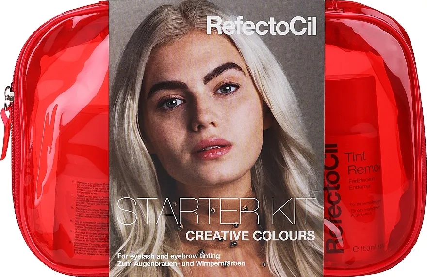 RefectoCil Starter Kit Creative Colours (cr/75/ml + remover/2x100ml + oxidant/100ml + h/color/6x15ml + paper/80pcs + brush/5pcs + palette/1pc + disc/1pc + bag/1pc) Set