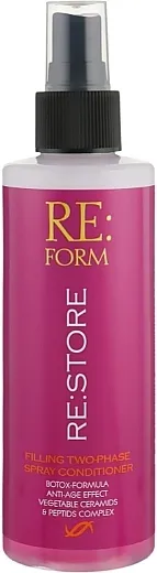 Re:form Re:store Filling Two-Phase Spray Conditioner Dvokomponentni sprej-regenerator za oporavak kose