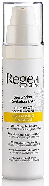 Regea Naturae Revitalising Program Revitalizing Face Serum Revitalizujući serum za lice sa vitaminom C i hijaluronskom kiselinom