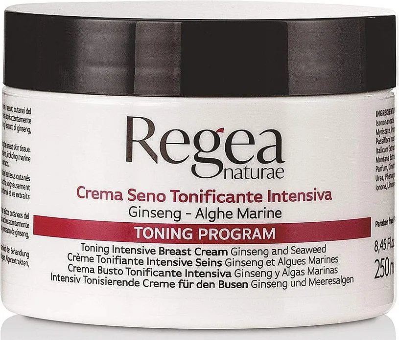 Regea Naturae Toning Program Toning Intensive Breast Cream Intenzivna krema za učvršćivanje i toniranje grudi sa ženšenom i morskim algama