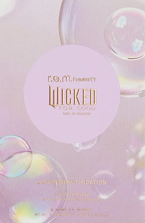 R.e.m. Beauty Wicked For Good Luxury Beautification Undereye Masks Gel maske za područje oko očiju