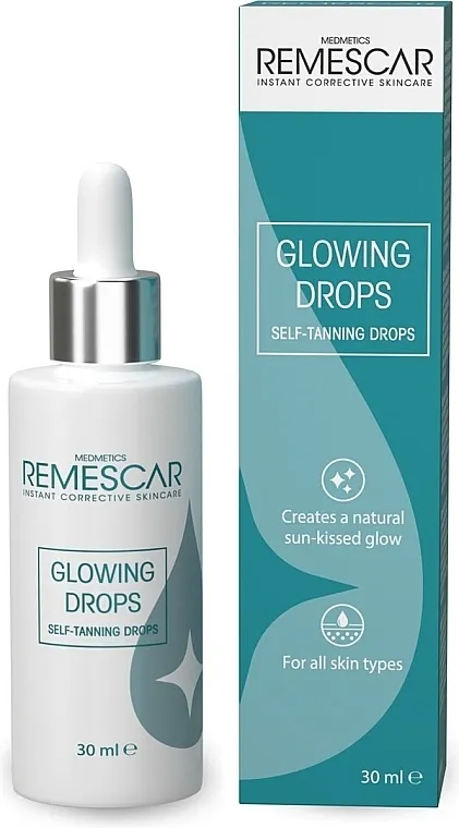 Remescar Glowing Drops Self-Tanning Drops Samopotamnjivanje za lice