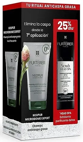 Rene Furterer Neopur Anti-Oily Dandruff Ritual Set (shm/150 ml + scrub/190 ml)
