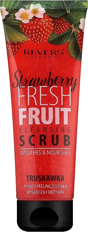 Revers Cleansing Body Scrub With Strawberry Extract And Taurine Pročišćavajući piling za telo sa ekstraktom jagode i taurinom