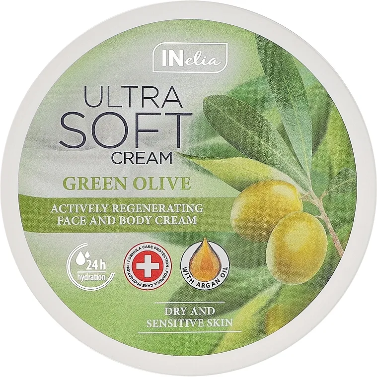 Revers Inelia Green Olive Actively Regenerating Face &amp; Body Cream Regenerativna krema za lice i telo
