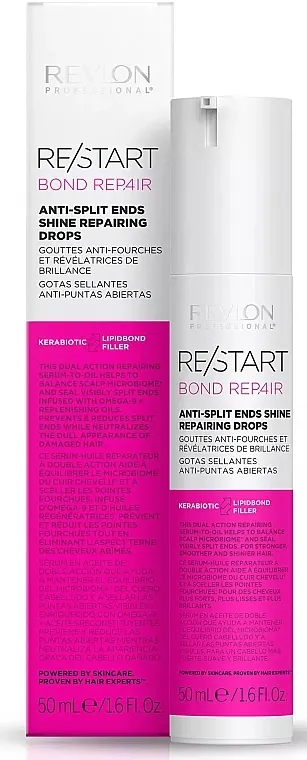 Revlon Professional Restart Bond Repair Anti-Split Ends Shine Repairing Drops Obnavljajuće serum za ispucale krajeve kose