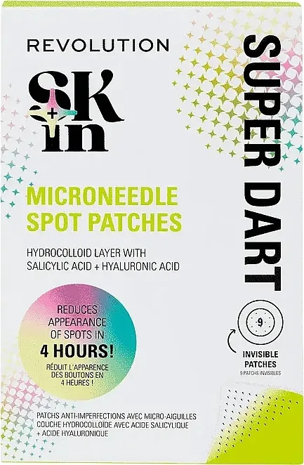 Revolution Skin Super Dart Microneedle Spot Patches Flasteri za lice sa mikroiglicama protiv akni