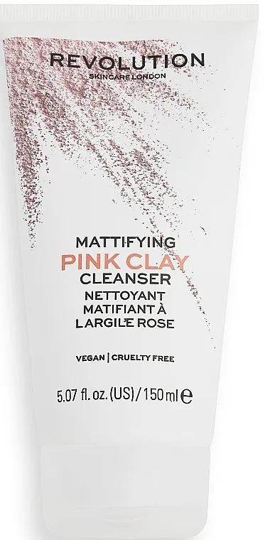 Revolution Skincare Mattifying Pink Clay Cleanser Sredstvo za čišćenje s ružičastom glinom