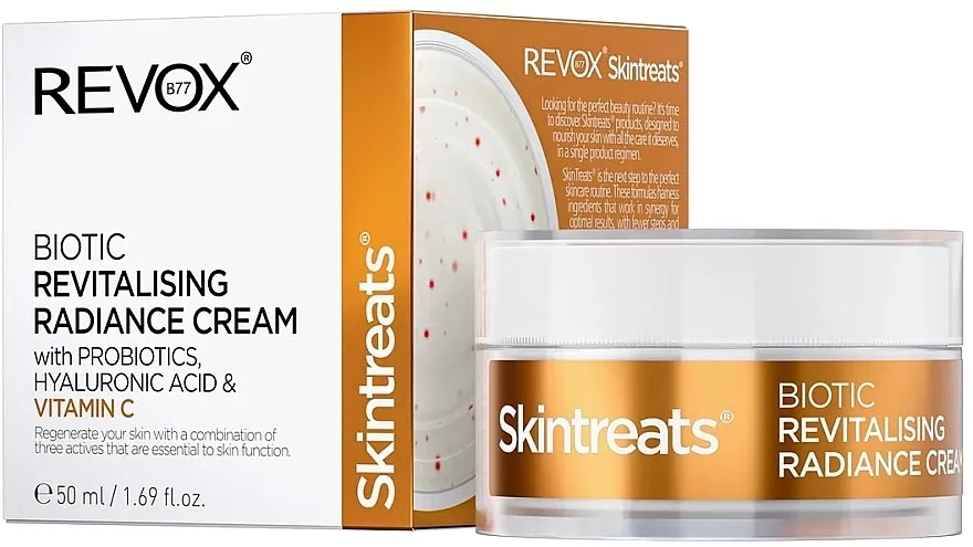 Revox Skintreats Biotic Brightening And Revitalizing Cream Posvetljujuća i obnavljajuća krema za lice