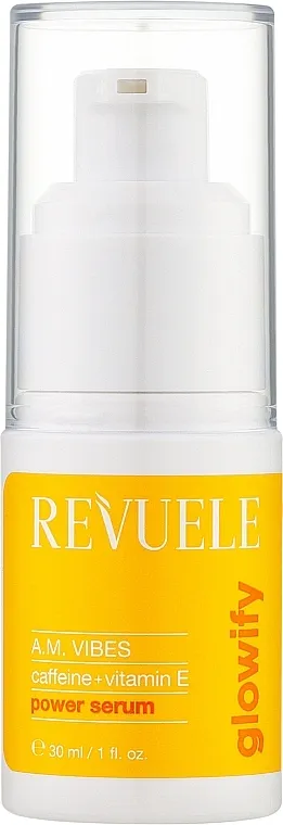 Revuele A.M. Vibes Power Serum Caffeine + Vitamin E Serum za područje oko očiju sa vitaminom C i kofeinom