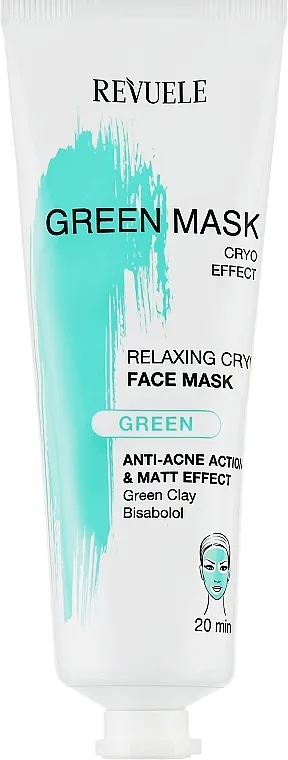 Revuele Anti-Acne Green Face Mask Cryo Effect Maska za lice