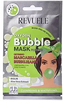 Revuele Cleansing Oxygen Bubble Mask Pročišćavajuća maska ​​s matirajućim učinkom