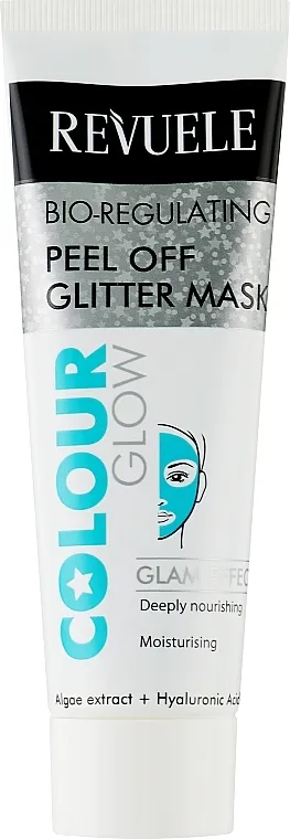 Revuele Color Glow Glitter Mask Pell-Off Bio-regulating Maska s bioregulacijskom folijom