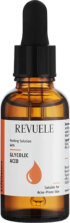 Revuele Exfoliators Peeling Solution With Glycolic Acid Piling lica s glikolnom kiselinom za problematičnu kožu
