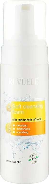 Revuele Gentle Cleansing Foam With Chamomile Infusion Zračna pjena za pranje s infuzijom kamilice