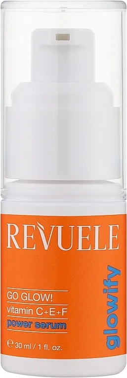 Revuele Go Glow! Power Serum Vitamin C+E+F Vitaminski serum za lice