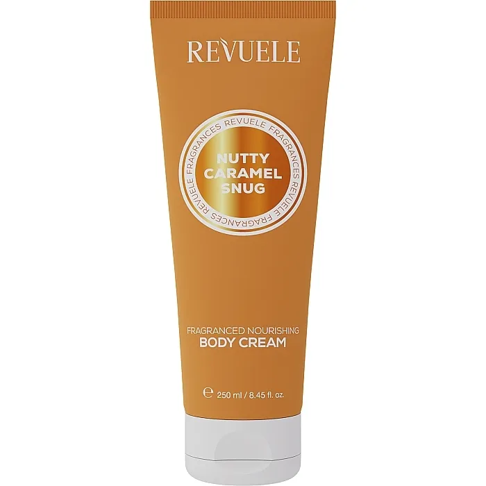 Revuele Nutty Caramel Snug Fragranced Nourishing Body Cream Parfimisana hranljiva krema za telo