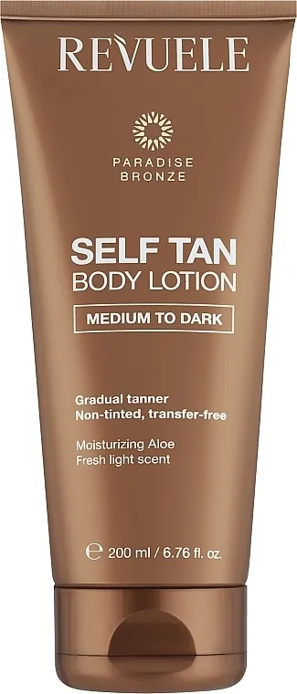Revuele Salf Tan Body Lotion Medium To Dark Samopotamnjevajući balzam za telo sa efektom od srednjeg do tamnog