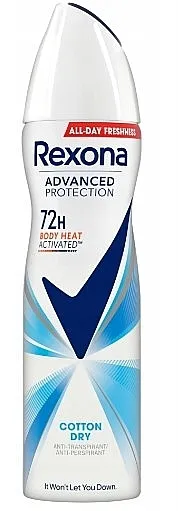 Rexona Advanced Protection Cotton Dry 72H Dezodorans u spreju