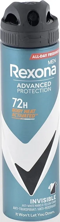Rexona Antiperspirant Advanced Protection Invisible 72H Antiperspirant u spreju