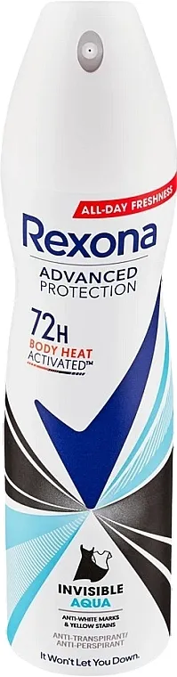 Rexona Antiperspirant Spray 72H Antiperspirant-sprej "Invisible Aqua"