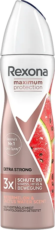 Rexona Maximum Protection Extra Strong Watermelon &amp; Cactus Water Scent Antiperspirant Dezodorans-antiperspirant
