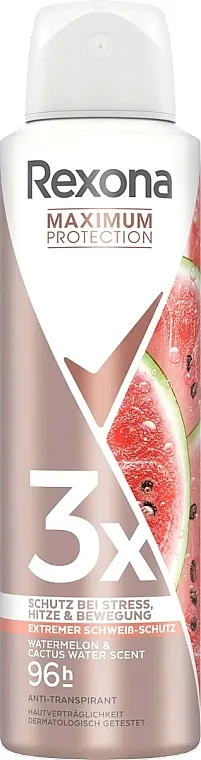 Rexona Maximum Protection Watermelon &amp; Cactus Water Scent Antiperspirant u spreju Lubenica i kaktus